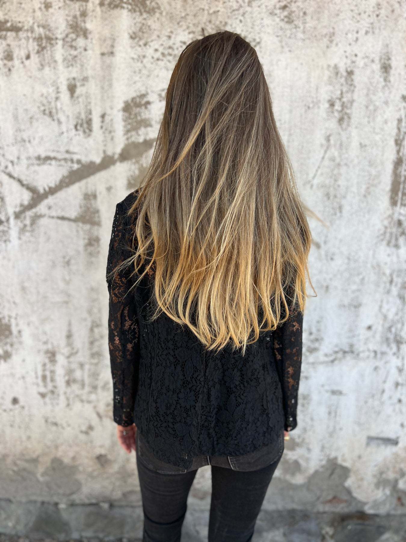 Σακάκι από συνεχές πλέγμα δαντέλας-GR