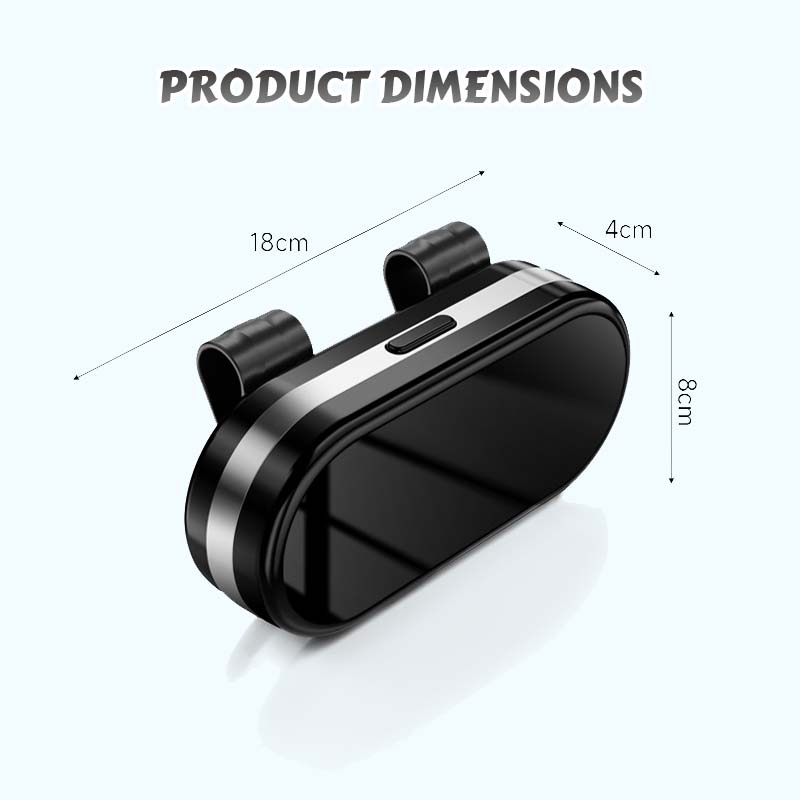 Θήκη γυαλιών αυτοκινήτου με καθρέφτη-GR