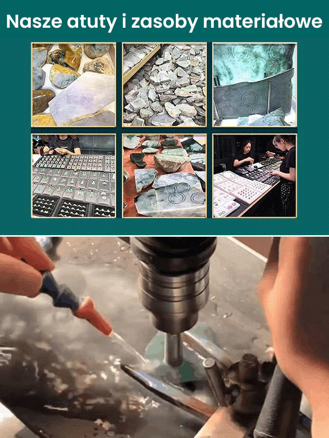 ✨Ramūs papuošalai su nefrito pakabuku-LT