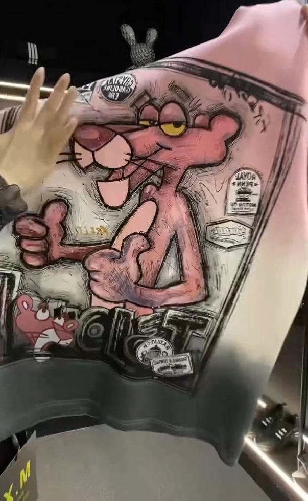 🩷Očarljivi puloverji s potiskom Pink Panther-SI
