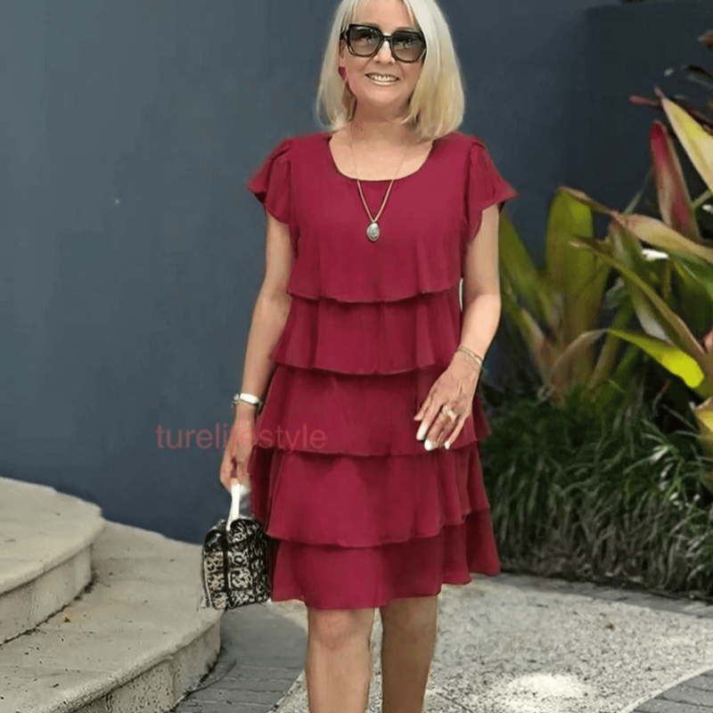 🔥Casual φόρεμα για γυναίκες με βολάν-GR