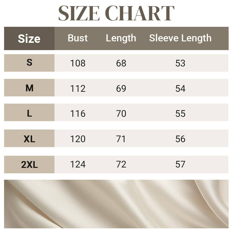 🎊 Καλοκαιρινά νέα🎊 Κομψό σατέν πουκάμισο με μακριά μανίκια-GR