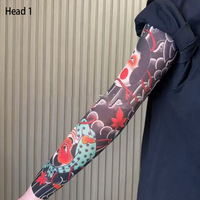 🔥Nauja tendencija ❤️🔥 Itin plonos tatuiruotės rašto rankovės nuo saulės-LT