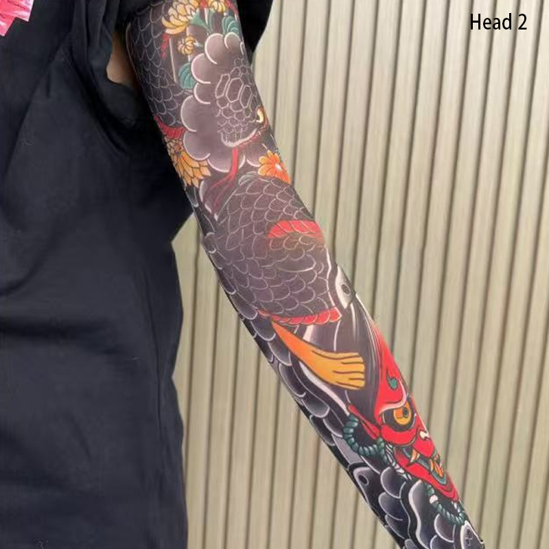 🔥Nauja tendencija ❤️🔥 Itin plonos tatuiruotės rašto rankovės nuo saulės-LT