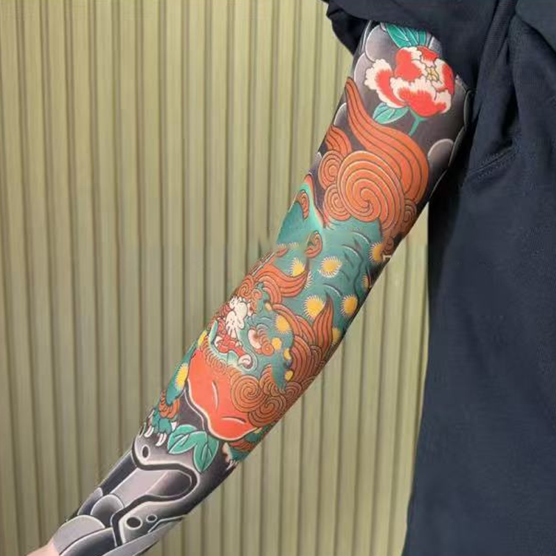 🔥Nauja tendencija ❤️🔥 Itin plonos tatuiruotės rašto rankovės nuo saulės-LT
