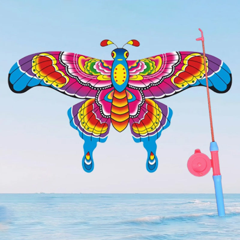 🎣🪁Inovativni zmaji z ribiško palico✨✨Enostavno upravljanje, neskončna zabava na prostem za otroke! - GR