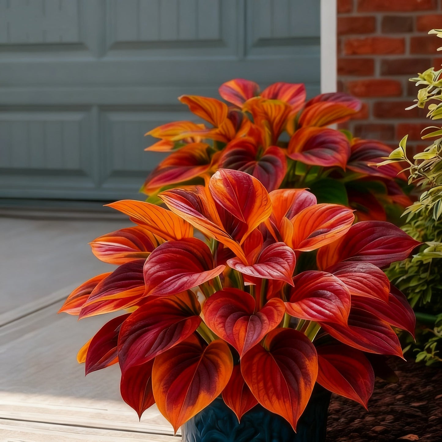 🌈🔥 Hoste z mavričnim plamenom v omejeni izdaji - redko večbarvno listje, ekskluzivno v naši trgovini 🌸-SI