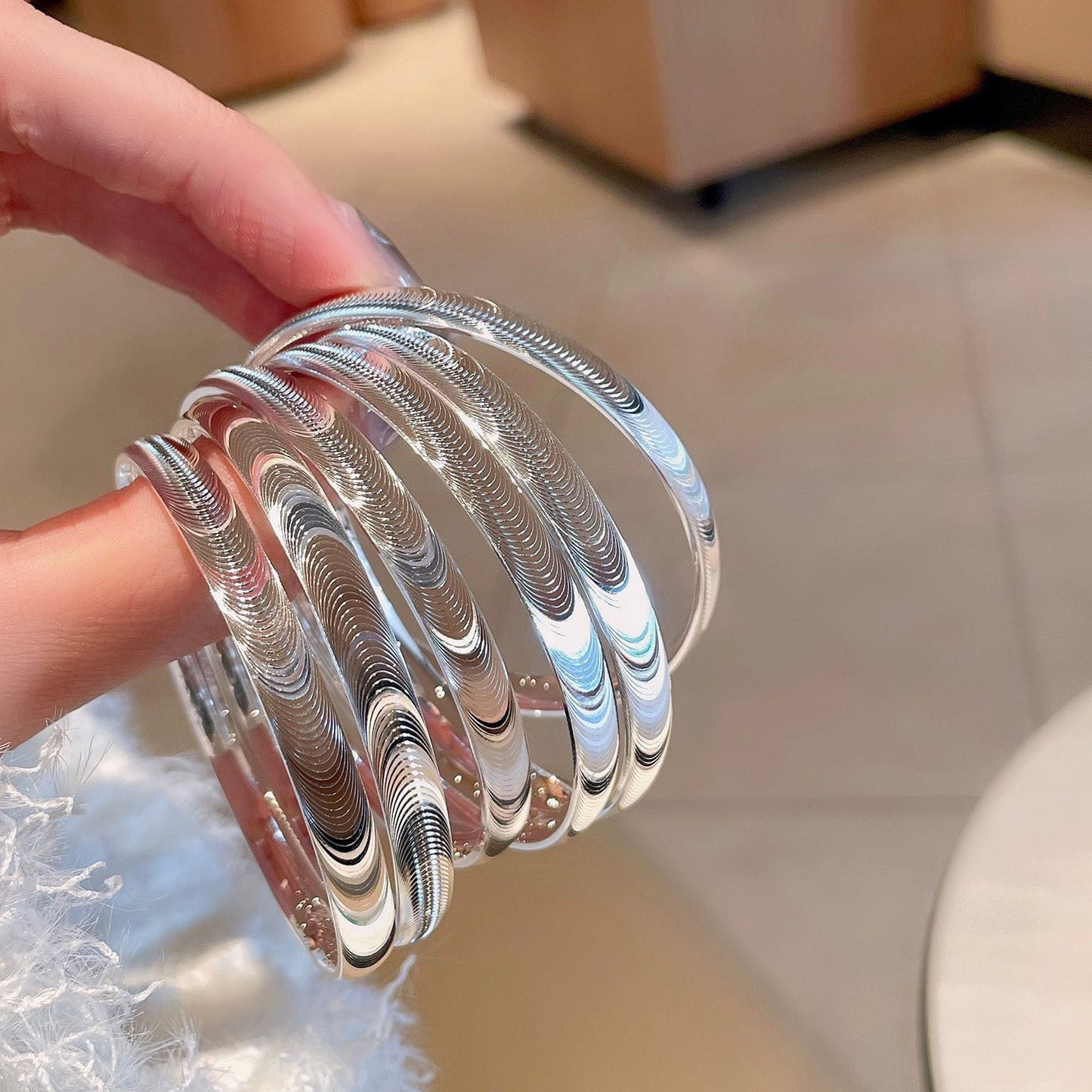 ✨🌙 Τραβήξτε όλα τα βλέμματα – Το γυαλισμένο βραχιόλι με πέτρες σε σχήμα ματιού γάτας 🌙✨-GR