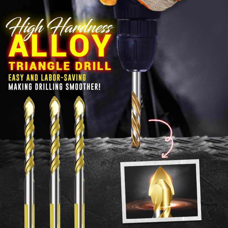 Τριγωνικό τρυπάνι από χάλυβα βολφραμίου υψηλής σκληρότητας-GR