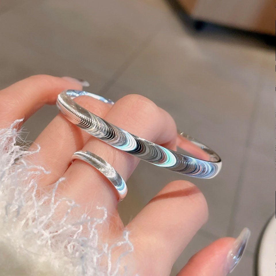 ✨🌙 Τραβήξτε όλα τα βλέμματα – Το γυαλισμένο βραχιόλι με πέτρες σε σχήμα ματιού γάτας 🌙✨-GR