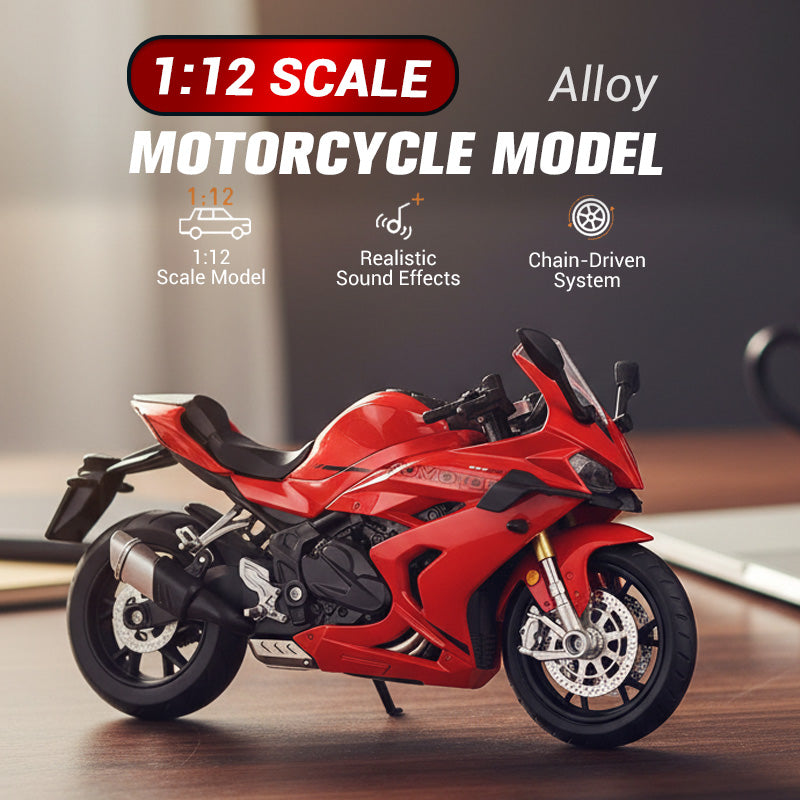 🔥Specialūs pasiūlymai – 1:12 mastelio motociklo modelis-LT