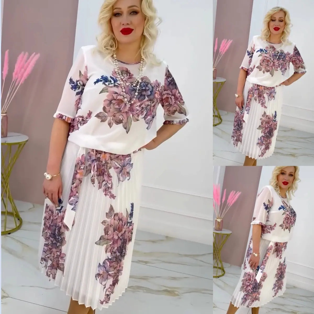 [🥇Najbolje prodajane obleke]💥👗[S-5XL]Nov modni spomladanski komplet 2025-SI