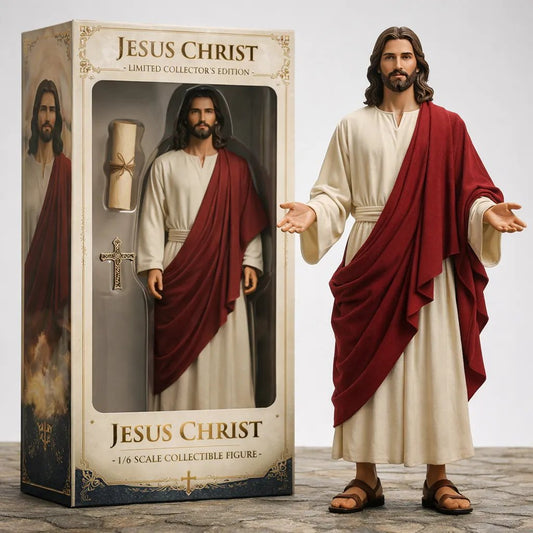 (🎁Zadnji dan 50 % popusta)🙏✝️Figura Jezusa Kristusa v omejeni zbirateljski izdaji v merilu 1/6-SI
