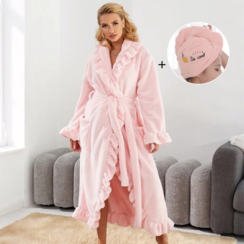 🧖 Μαλακή και αφράτη μπουρνούζα - Υλικό φιλικό προς το δέρμα-GR