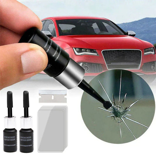 🔥Įtrūkimų ir stiklo paviršių taisymo rinkinys (nauja formulė)-LT