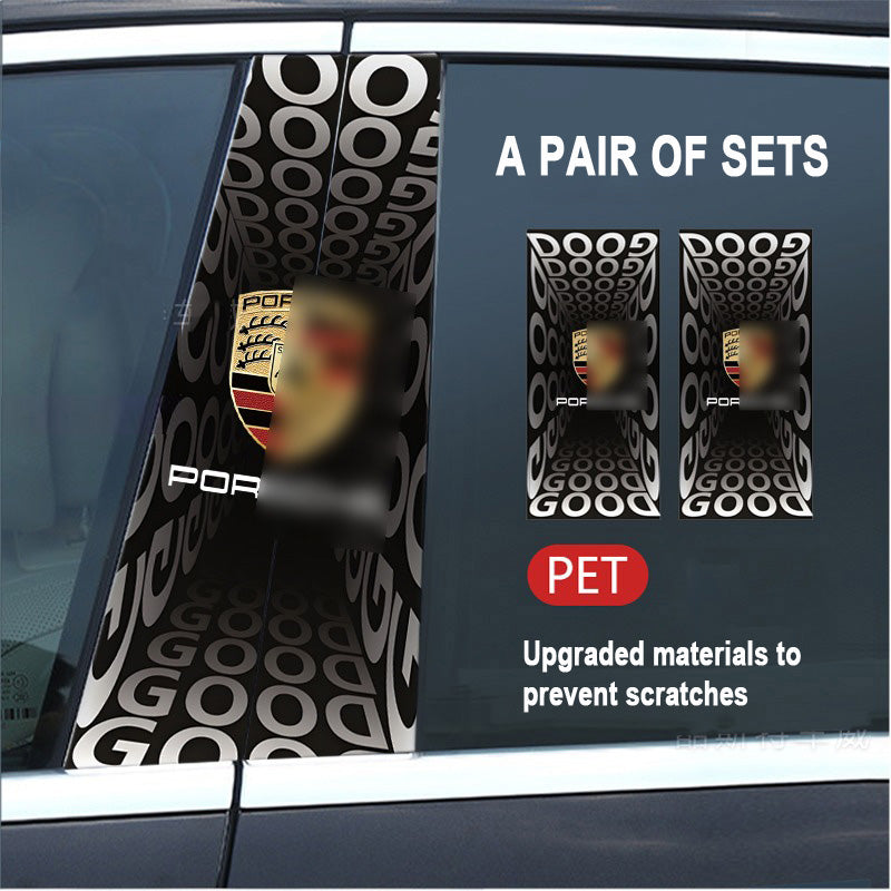 🔥Išpardavimas🔥2025 m. automobilio „Creative“ B statramsčio modifikavimo HD apsauginė plėvelė (2 vnt.)-LT