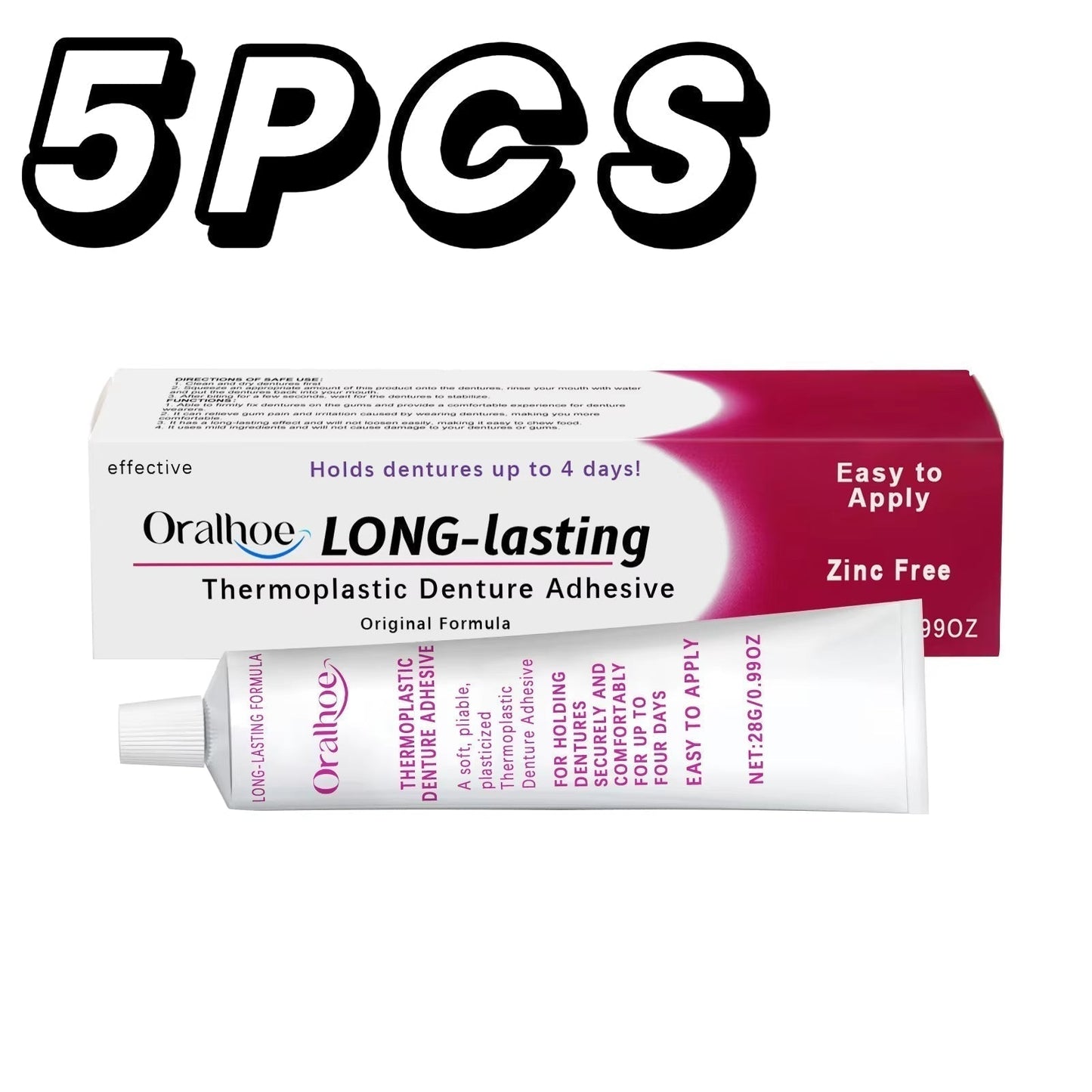 Τέλος στις χαλαρές οδοντοστοιχίες! Η πιο δημοφιλής στην Ευρώπη κόλλα για οδοντοστοιχίες μακράς διαρκείας.🔥-GR