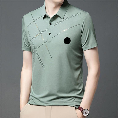 ✨Ανδρικό Πουκάμισο από Μετάξι Ice Stretch-GR