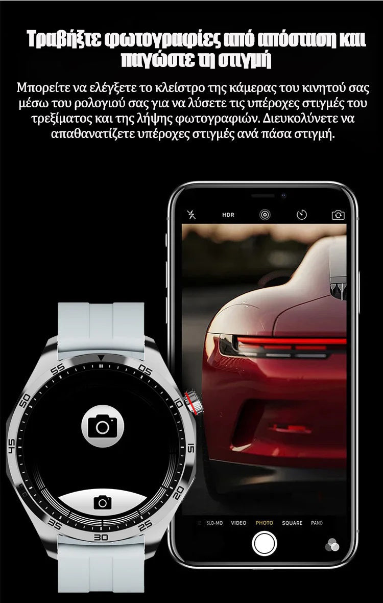 Έξυπνο smartwatch νησί ζάχαρης αίματος-GR