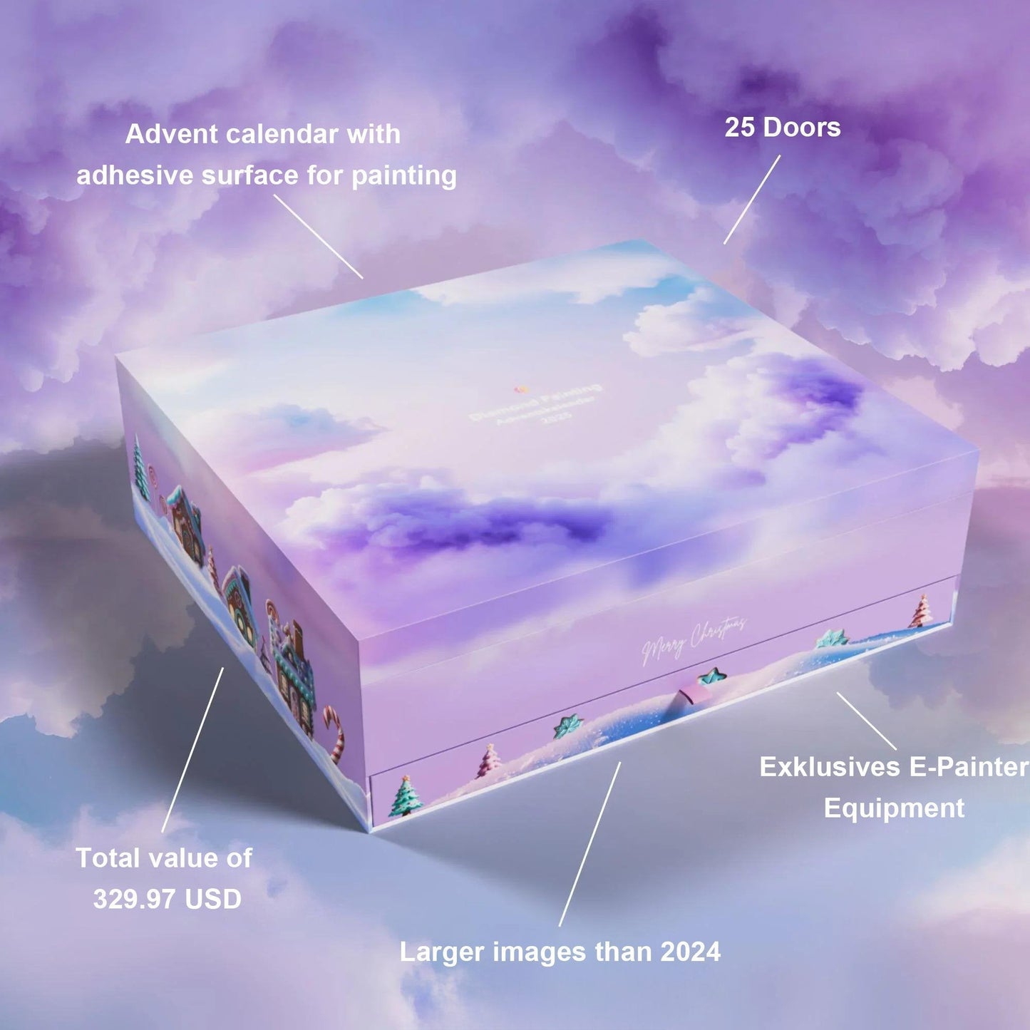 💎Ημερολόγιο Advent XXL με ζωγραφική διαμαντιών 2025-GR