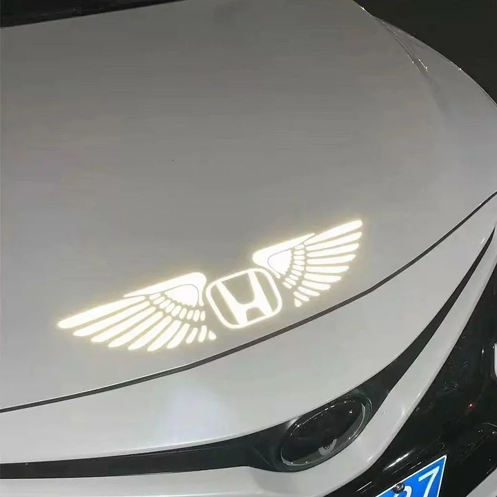 3D angelo sparnų lazerinis automobilio lipdukas ✧4 vnt.✧-LT