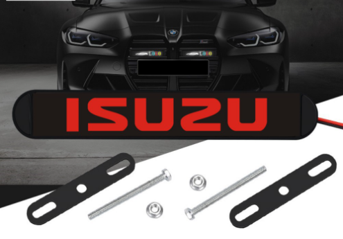 Ζεστές εκπτώσεις ✨50% έκπτωση ✨Κομψή, ατμοσφαιρική λάμπα LED με λογότυπο για την κεντρική μάσκα του αυτοκινήτου σας-GR