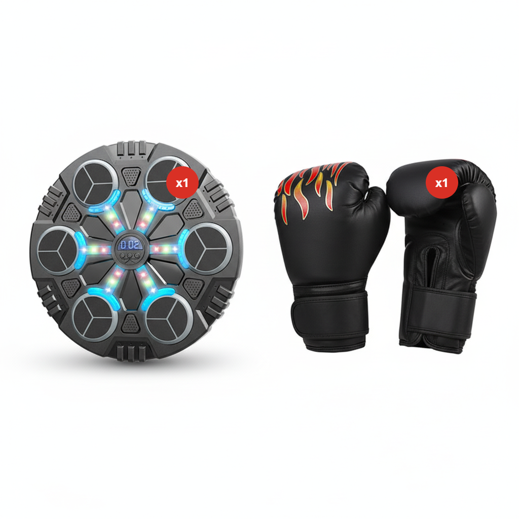 🥊🎶 Bluetooth Μουσικός Προπονητής Πυγμαχίας για Παιδιά – Απολαύστε Διασκέδαση και Άσκηση στο Σπίτι 🔥✨-GR