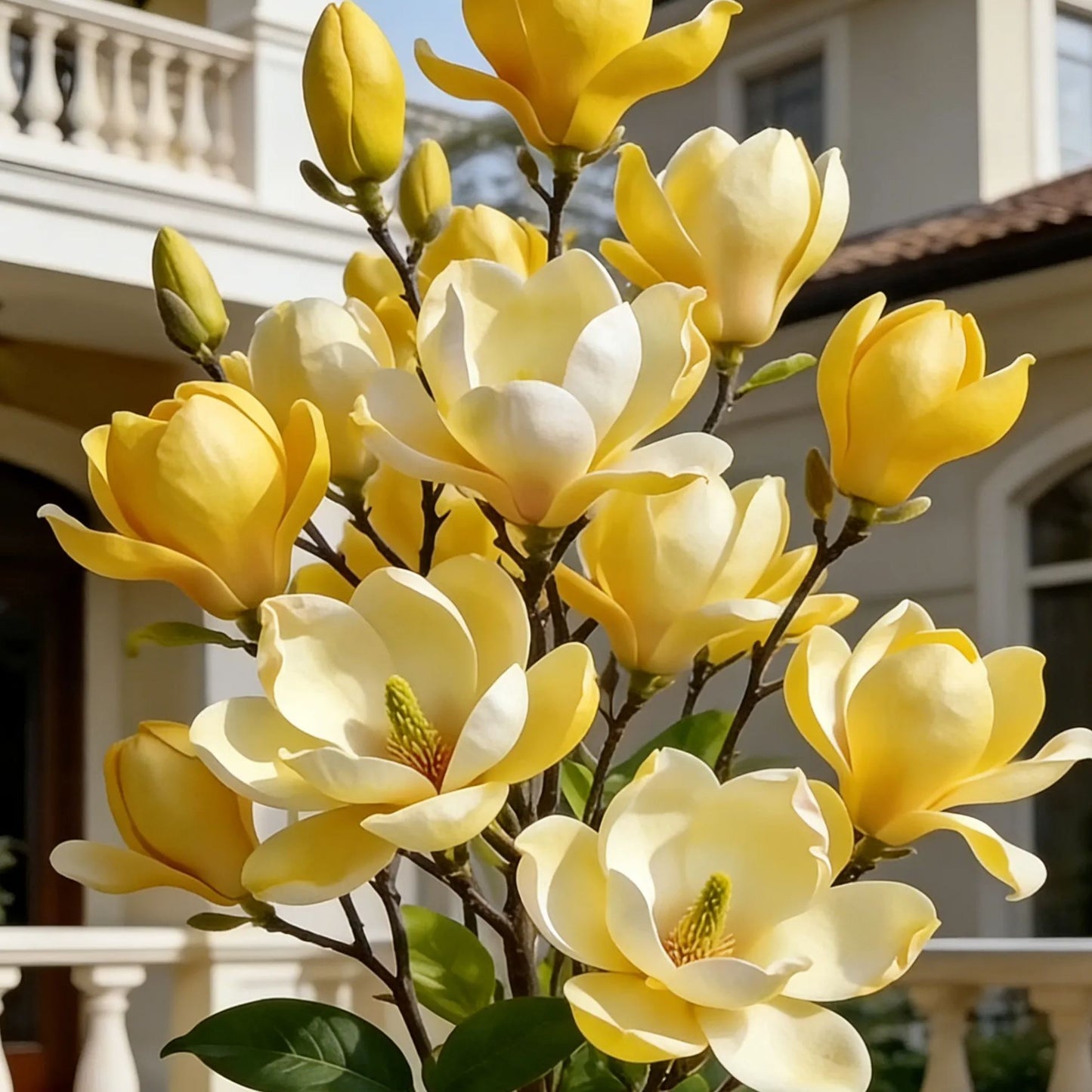 Magnolia liliiflora (μαύρες ορχιδέες) βολβοί 🌸 Τα λουλούδια κρύβουν τα φύλλα, το άρωμα γεμίζει τον αέρα-GR