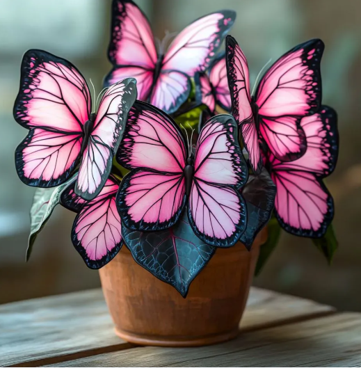 💥 Νέες Μπιγκόνιες 🦋 Σπόροι Μπιγκόνιας Πεταλούδας 🌱 Μπονσάι όπως δεν έχετε ξαναδεί