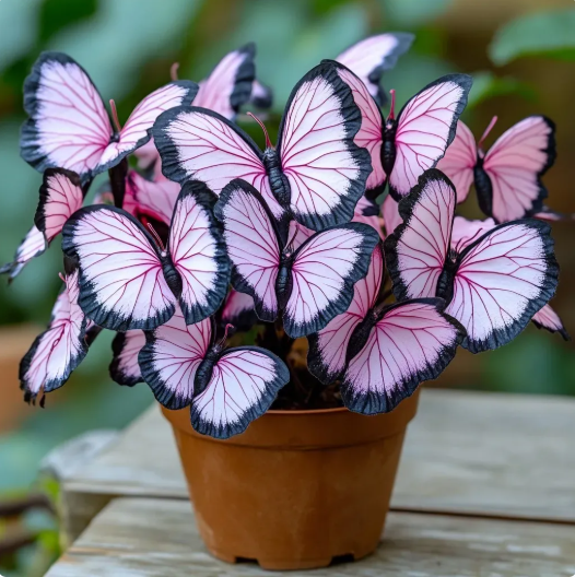 💥 Νέες Μπιγκόνιες 🦋 Σπόροι Μπιγκόνιας Πεταλούδας 🌱 Μπονσάι όπως δεν έχετε ξαναδεί