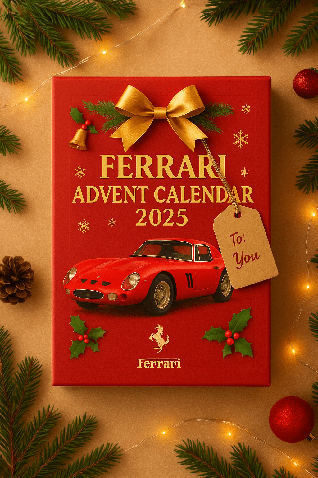 🎄 Ημερολόγιο Advent Ferrari F1 Racing Legends 2025 – Συλλεκτική Έκδοση 🏎️✨-GR