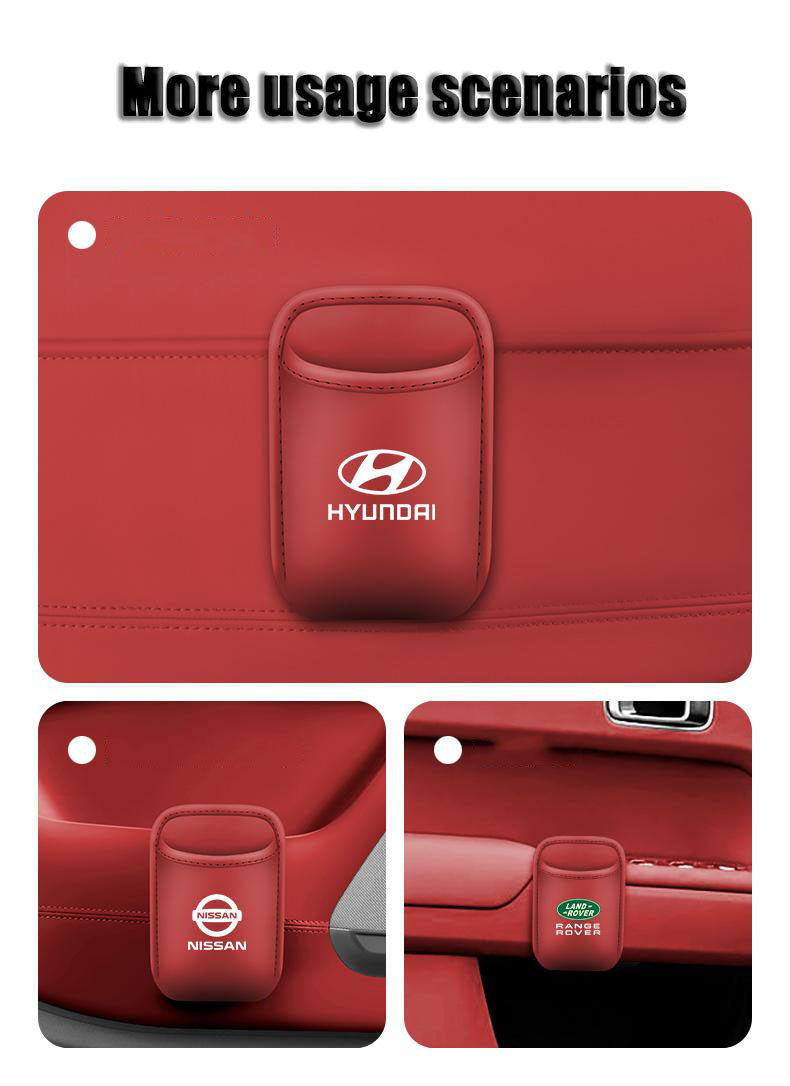 Δερμάτινη θήκη ποτηριών αυτοκινήτου-GR