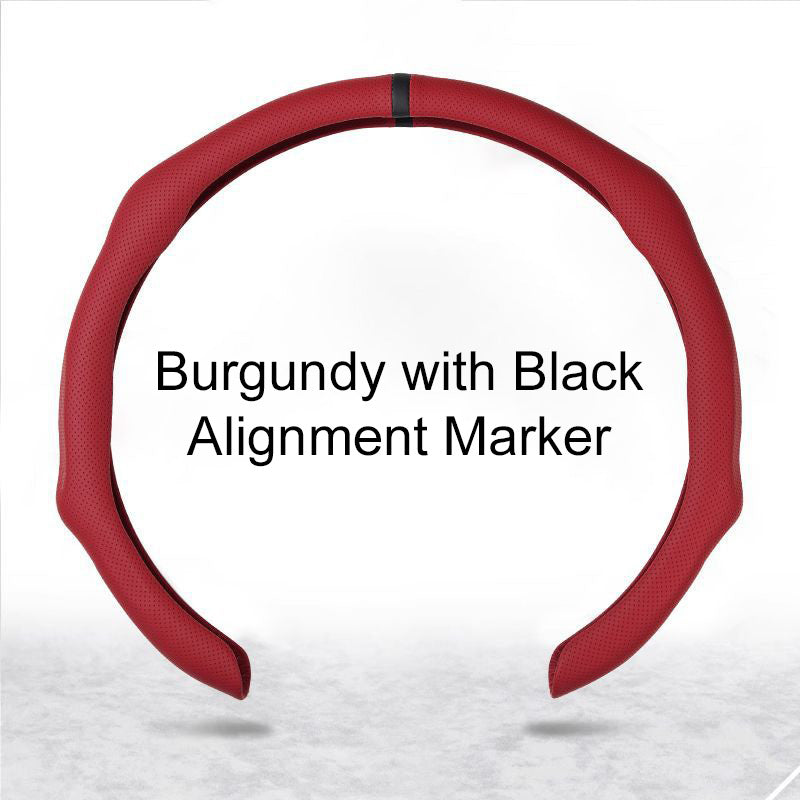 🔥🚗Zračna, nedrseča, ultra tanka prevleka za volan-SI