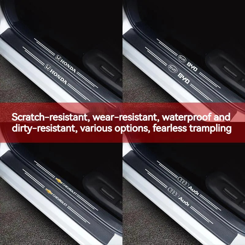 Black Friday ✨50% ΕΚΠΤΩΣΗ ✨Αυτοκόλλητα μαρσπιέ αυτοκινήτου από ανθρακονήματα✨9 τεμάχια ✨-GR