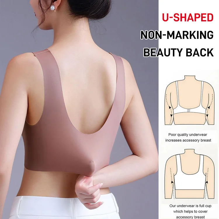 👙 Υπέροχα άνετο και απαλό γυναικείο σουτιέν από δαντέλα χωρίς ατσάλινο κρίκο【✨1 + 1 δώρο】-GR