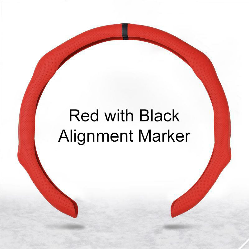 🔥🚗Zračna, nedrseča, ultra tanka prevleka za volan-SI