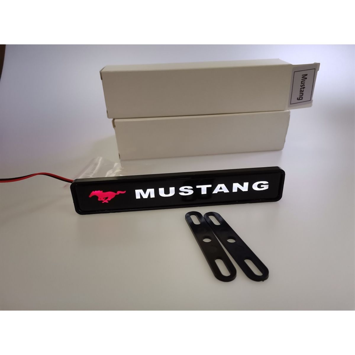 Ζεστές εκπτώσεις ✨50% έκπτωση ✨Κομψή, ατμοσφαιρική λάμπα LED με λογότυπο για την κεντρική μάσκα του αυτοκινήτου σας-GR