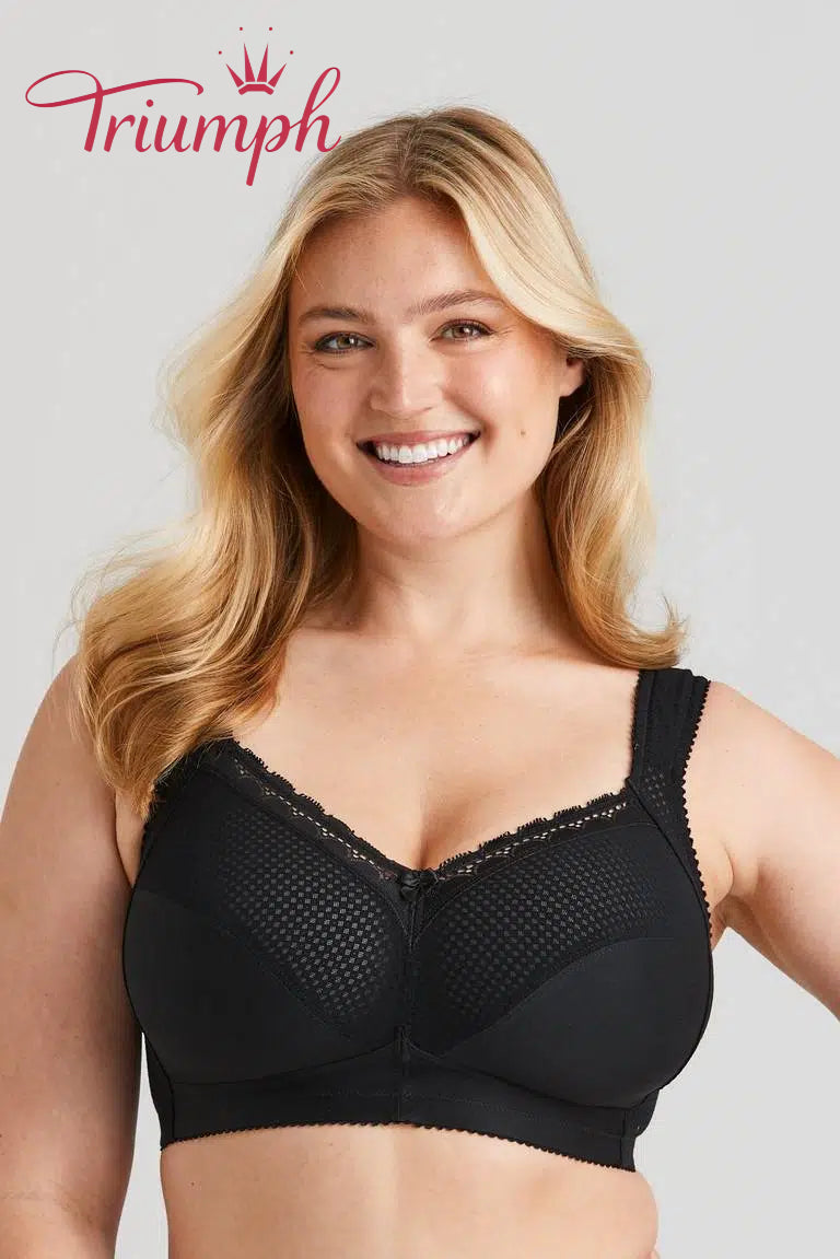 💖Triumph® 3 dalių rinkinys ✨Patogi medvilninė liemenėlė su taškeliais-LT