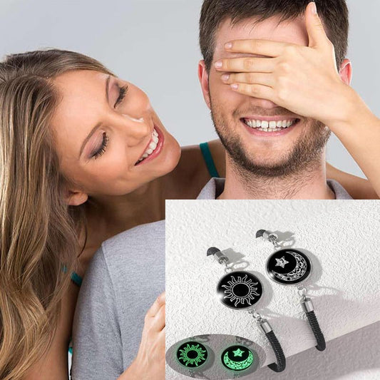 Ήλιος και Σελήνη – Μία Ψυχή. 💞 Βραχιόλια για Ζευγάρια που Συνδέονται Παρά την Απόσταση.