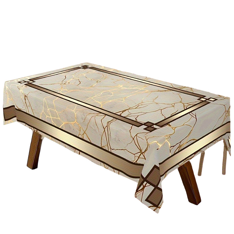 ⏳Časovno omejen 50 % popust⏰Vodoodporen prt z marmornim potiskom🌩️-SI