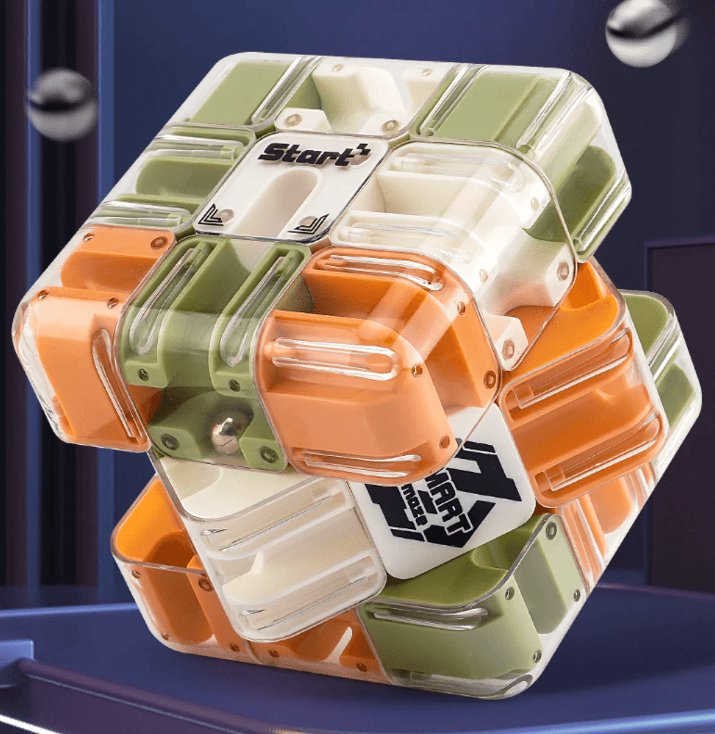 Velik labirint 3D Puzzle Labirint Kocka 🧩✨ – Razburljiva možganska igra za otroke in odrasle 🧠-SL