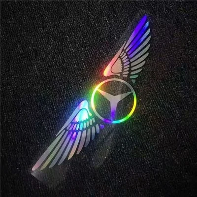 Αυτοκόλλητο αυτοκινήτου με λέιζερ 3D Angel Wings ✧4 τεμάχια✧-GR