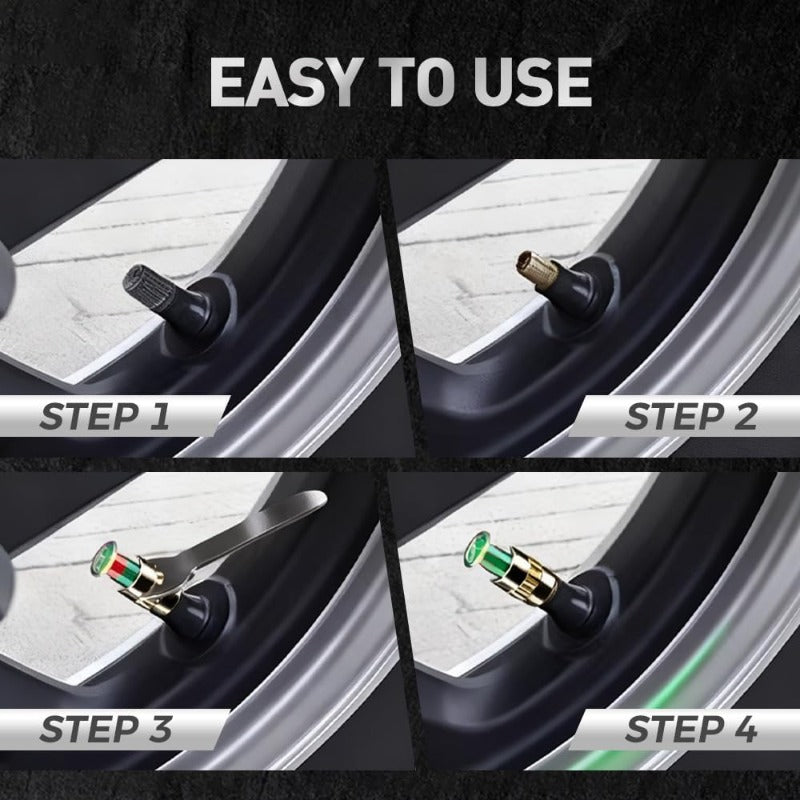 3-barvne opozorilne pnevmatike za tlak v pnevmatikah-SI