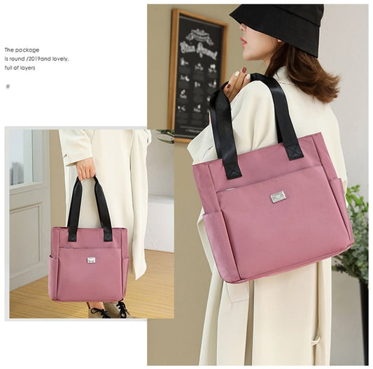 🔥Αδιάβροχη τσάντα ώμου από νάιλον με μεγάλη χωρητικότητα και πολλαπλές τσέπες👜-GR