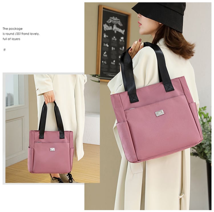 🔥Vodoodporna najlonska torba za čez ramo z veliko prostornino in več žepi👜-SI