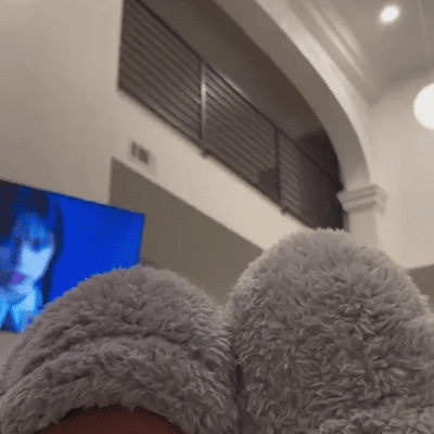 Κάλτσες με γόνατο από κάτω χήνας για τα Χριστούγεννα-GR