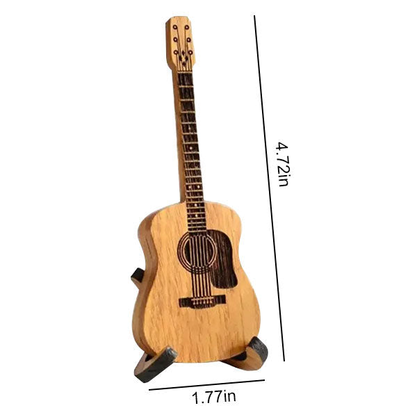🔥 VROČA RAZPRODAJA 50% 💖 Lesena škatlica za trzalice za akustično kitaro 🎁🎸-SL