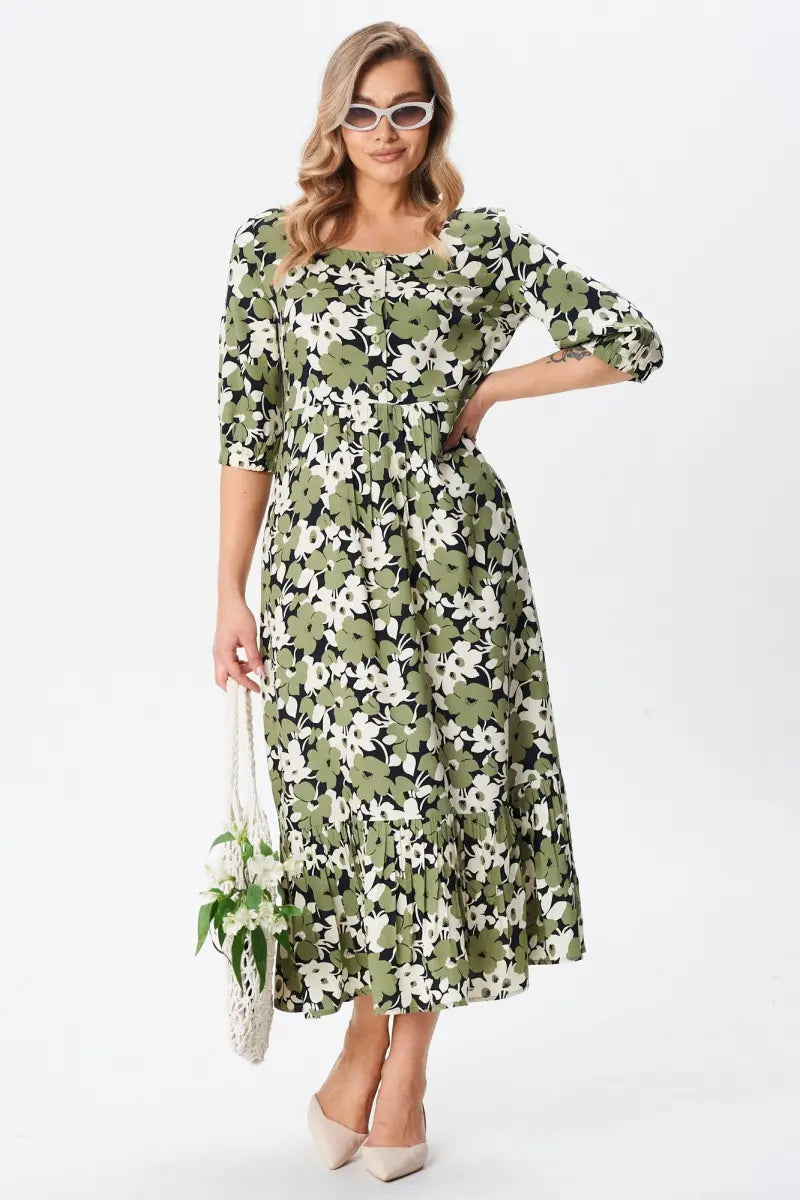 [S-5XL] Φόρεμα από βαμβάκι σε φαρδύ μέγεθος | Άνετο, ευάερο, ιδανικό για το καλοκαίρι-GR