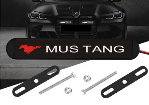 Ζεστές εκπτώσεις ✨50% έκπτωση ✨Κομψή, ατμοσφαιρική λάμπα LED με λογότυπο για την κεντρική μάσκα του αυτοκινήτου σας-GR