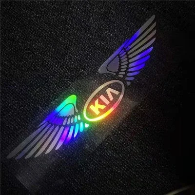 Αυτοκόλλητο αυτοκινήτου με λέιζερ 3D Angel Wings ✧4 τεμάχια✧-GR
